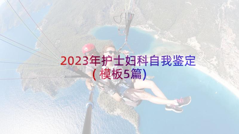 2023年护士妇科自我鉴定(模板5篇)