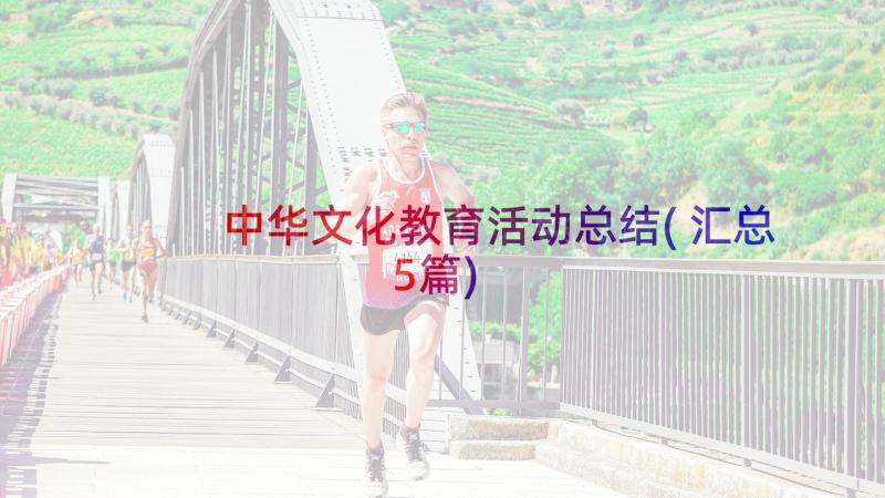 中华文化教育活动总结(汇总5篇)