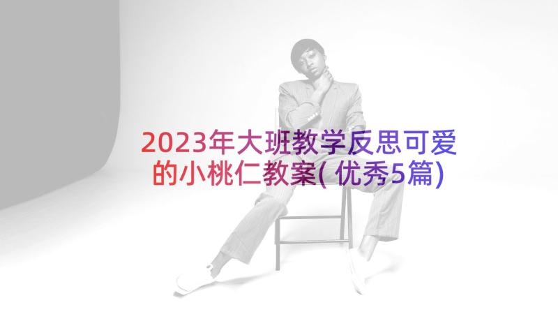 2023年大班教学反思可爱的小桃仁教案(优秀5篇)