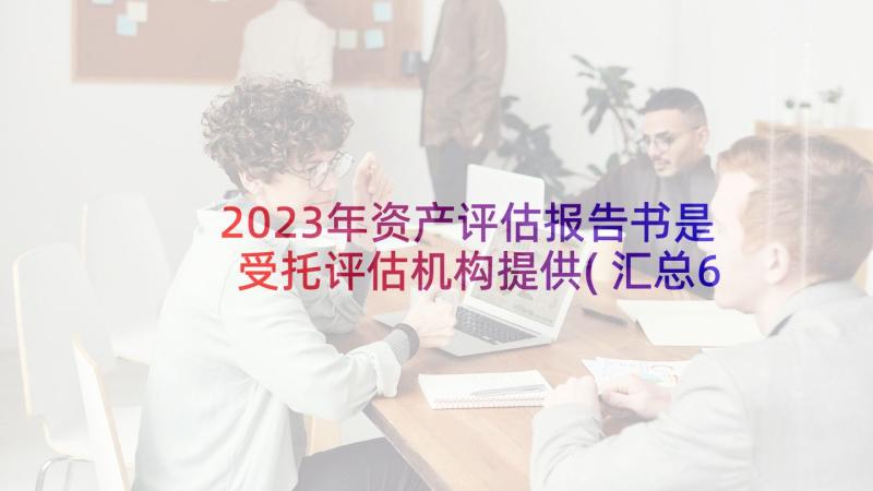 2023年资产评估报告书是受托评估机构提供(汇总6篇)