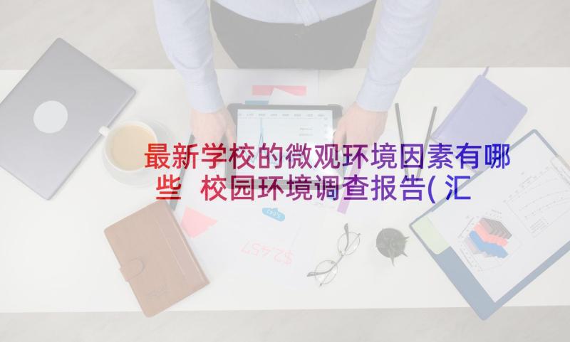 最新学校的微观环境因素有哪些 校园环境调查报告(汇总10篇)