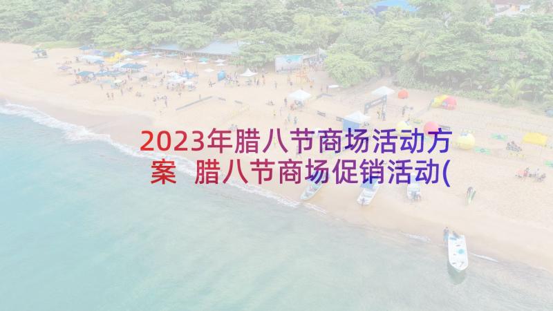 2023年腊八节商场活动方案 腊八节商场促销活动(模板5篇)