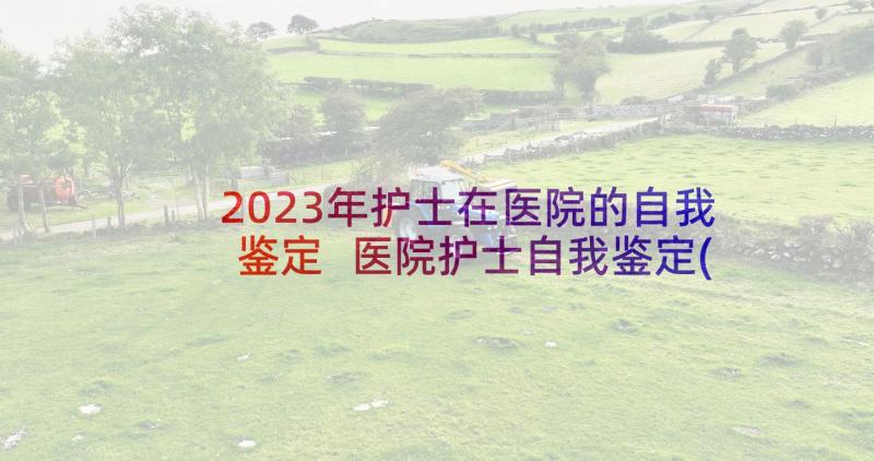 2023年护士在医院的自我鉴定 医院护士自我鉴定(实用9篇)