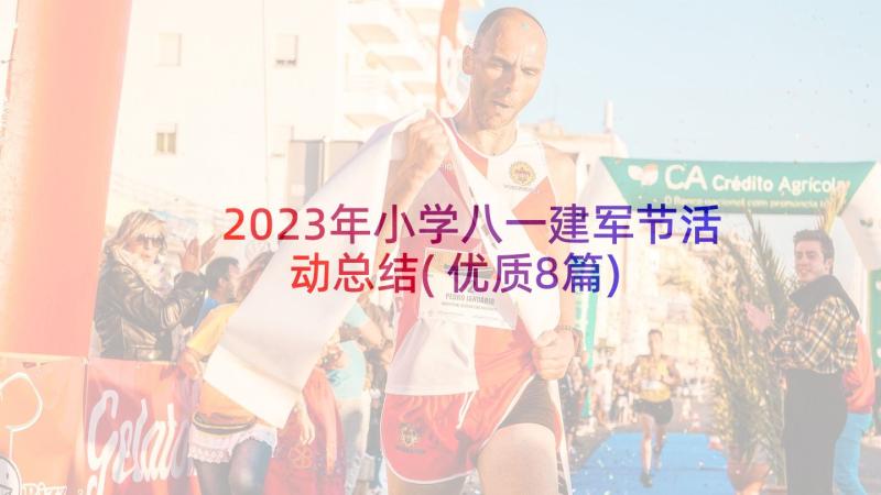 2023年小学八一建军节活动总结(优质8篇)