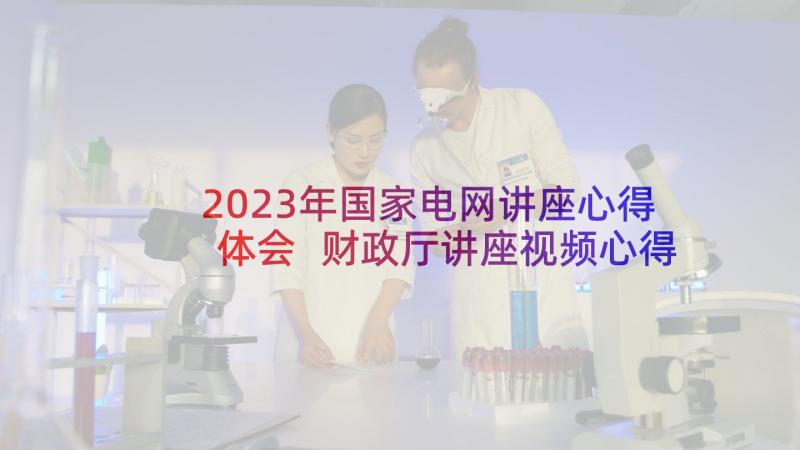 2023年国家电网讲座心得体会 财政厅讲座视频心得体会(汇总5篇)