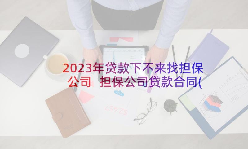 2023年贷款下不来找担保公司 担保公司贷款合同(通用5篇)