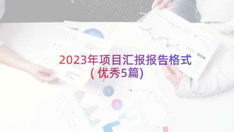 2023年项目汇报报告格式(优秀5篇)