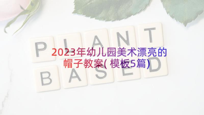 2023年幼儿园美术漂亮的帽子教案(模板5篇)