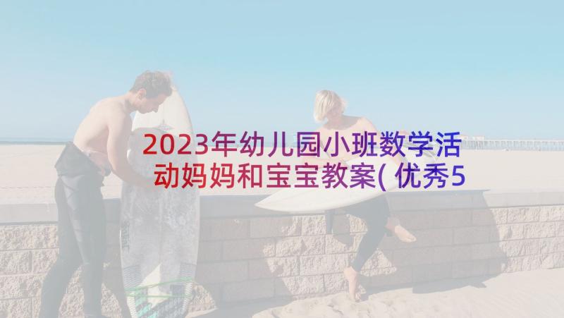 2023年幼儿园小班数学活动妈妈和宝宝教案(优秀5篇)