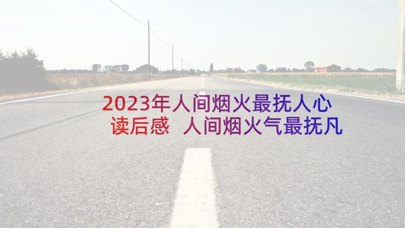 2023年人间烟火最抚人心读后感 人间烟火气最抚凡人心高考(精选5篇)