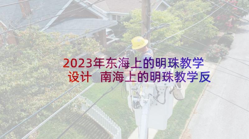 2023年东海上的明珠教学设计 南海上的明珠教学反思(精选5篇)