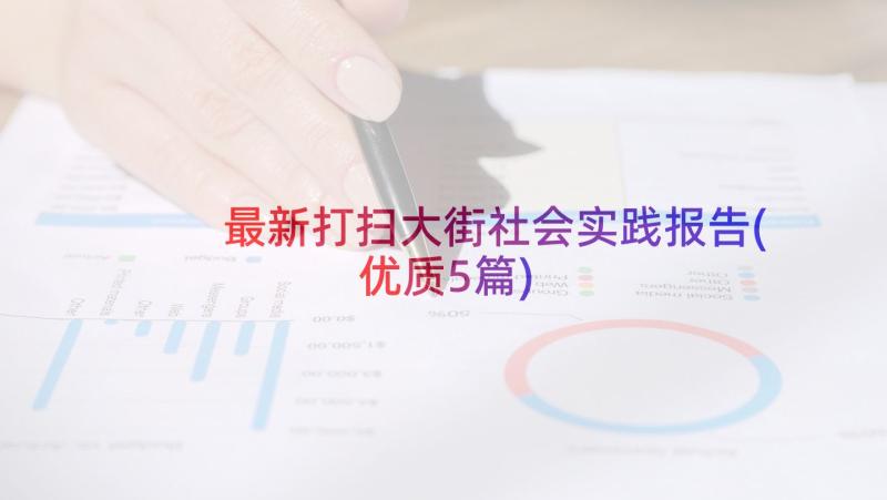 最新打扫大街社会实践报告(优质5篇)