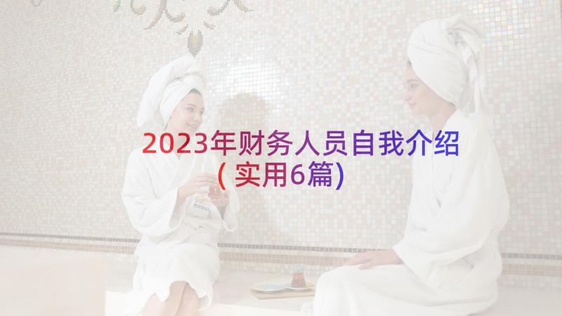 2023年财务人员自我介绍(实用6篇)