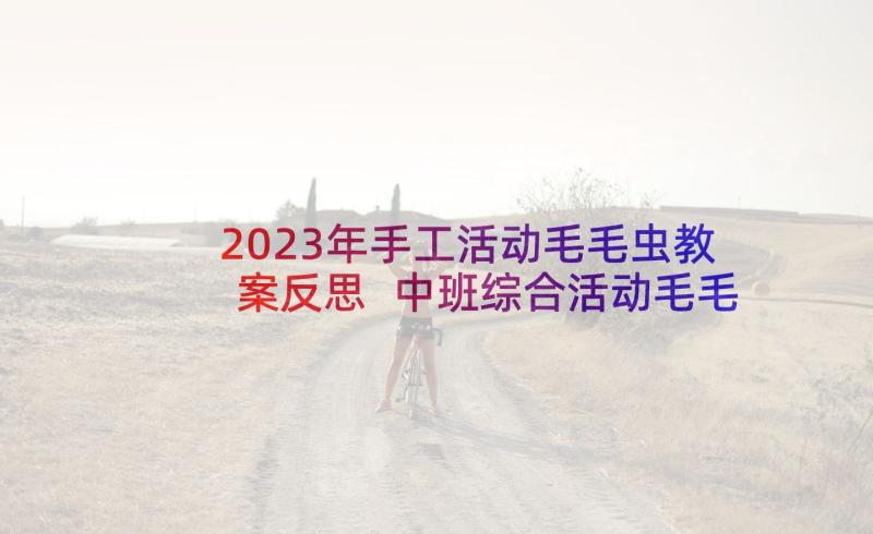 2023年手工活动毛毛虫教案反思 中班综合活动毛毛虫教案(优质5篇)