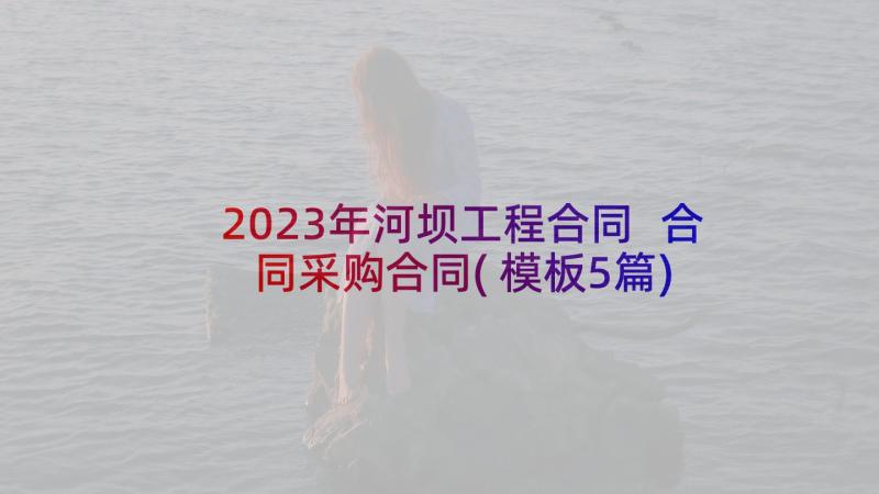 2023年河坝工程合同 合同采购合同(模板5篇)