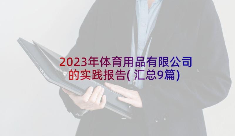 2023年体育用品有限公司的实践报告(汇总9篇)