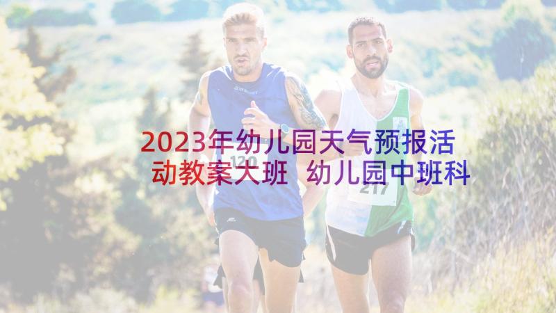 2023年幼儿园天气预报活动教案大班 幼儿园中班科学活动反思天气预报(通用5篇)