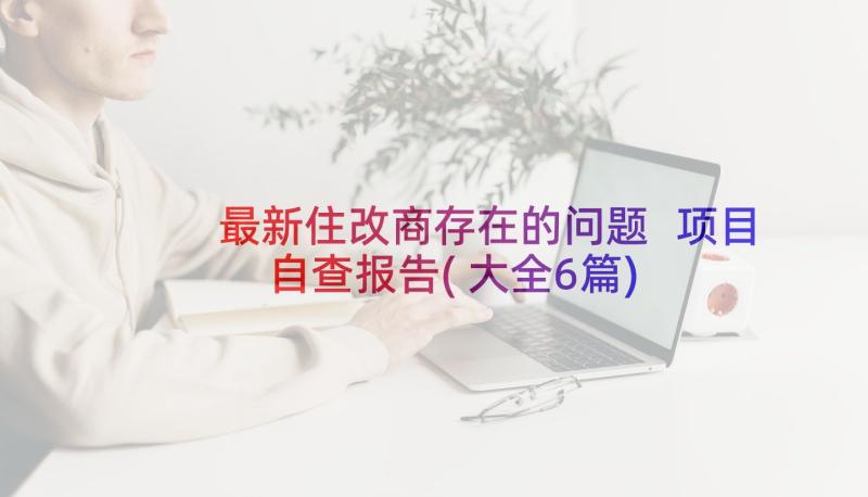 最新住改商存在的问题 项目自查报告(大全6篇)