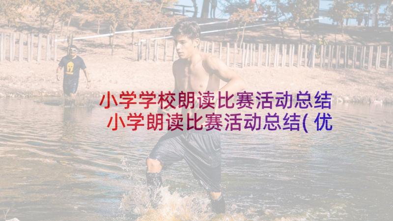 小学学校朗读比赛活动总结 小学朗读比赛活动总结(优质5篇)