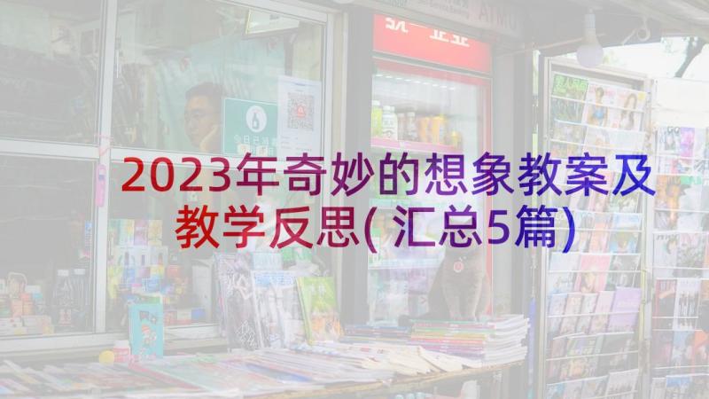 2023年奇妙的想象教案及教学反思(汇总5篇)