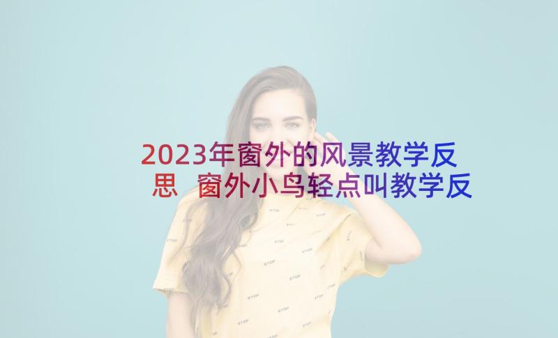 2023年窗外的风景教学反思 窗外小鸟轻点叫教学反思(优质5篇)