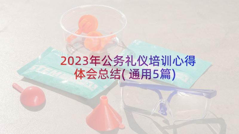 2023年公务礼仪培训心得体会总结(通用5篇)