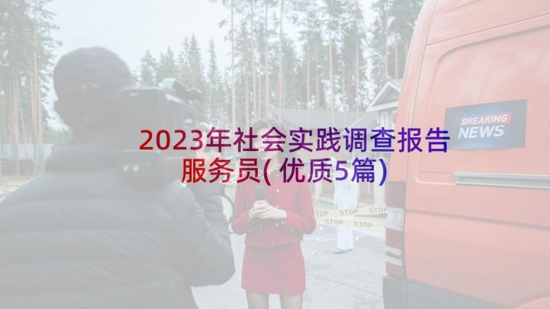 2023年社会实践调查报告服务员(优质5篇)