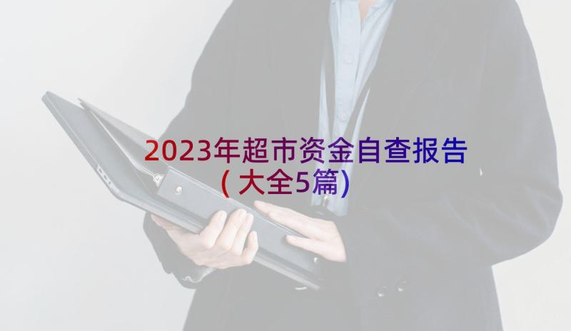 2023年超市资金自查报告(大全5篇)