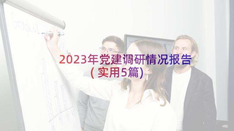 2023年党建调研情况报告(实用5篇)