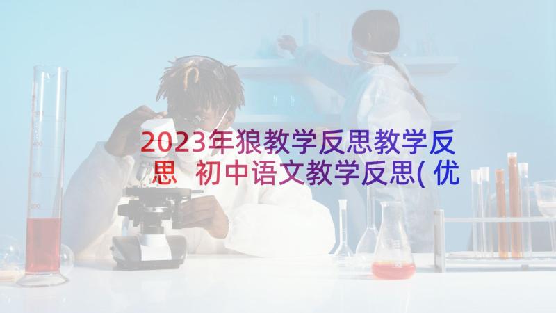 2023年狼教学反思教学反思 初中语文教学反思(优质6篇)