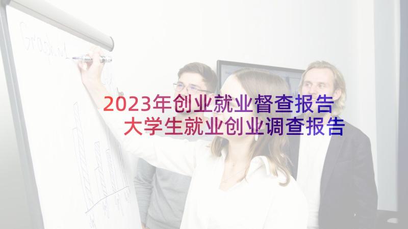 2023年创业就业督查报告 大学生就业创业调查报告(汇总5篇)