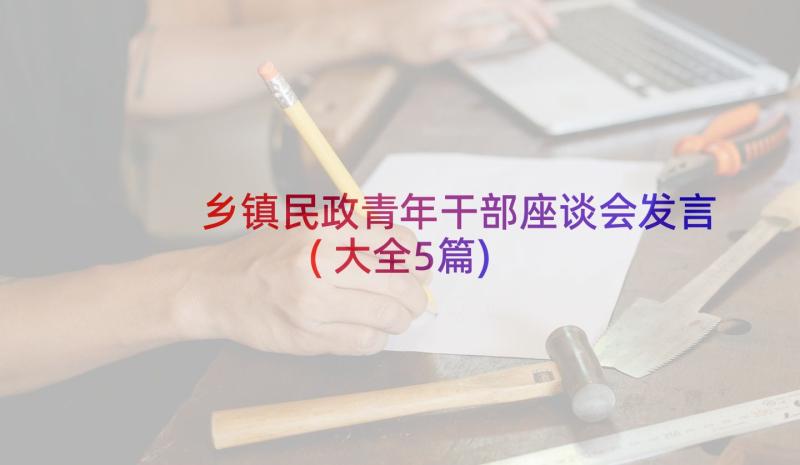 乡镇民政青年干部座谈会发言(大全5篇)