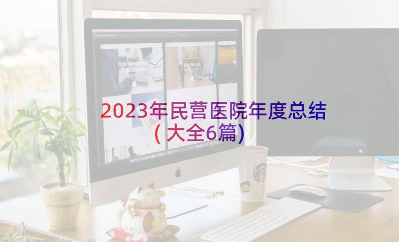 2023年民营医院年度总结(大全6篇)