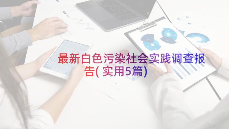 最新白色污染社会实践调查报告(实用5篇)