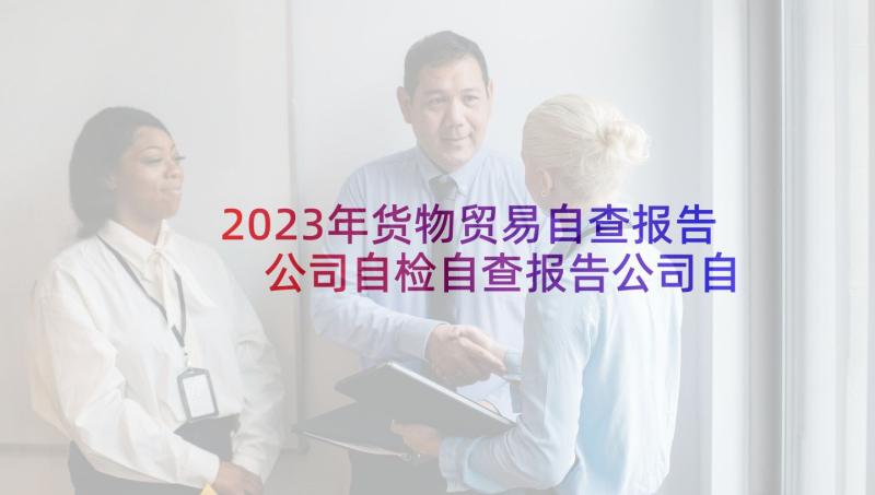 2023年货物贸易自查报告 公司自检自查报告公司自检自查报告(优秀5篇)