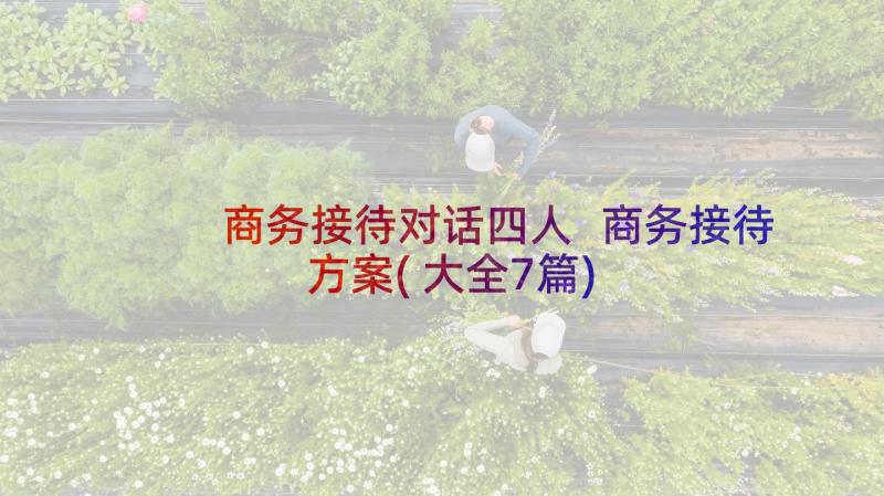 商务接待对话四人 商务接待方案(大全7篇)