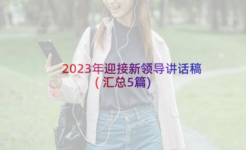 2023年迎接新领导讲话稿(汇总5篇)