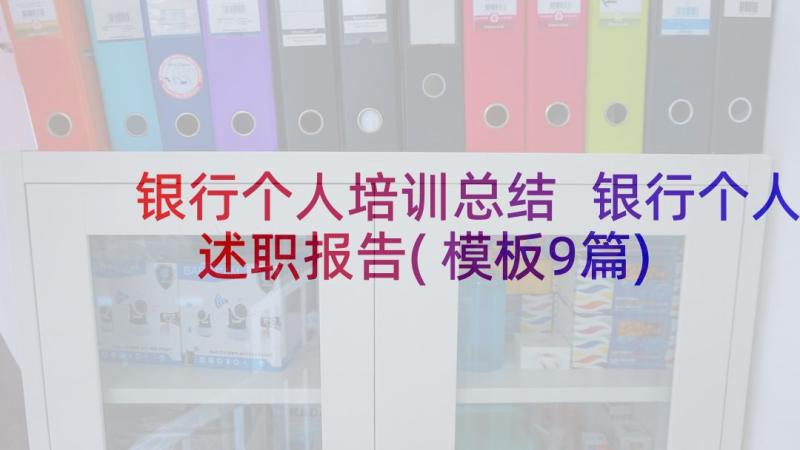 银行个人培训总结 银行个人述职报告(模板9篇)