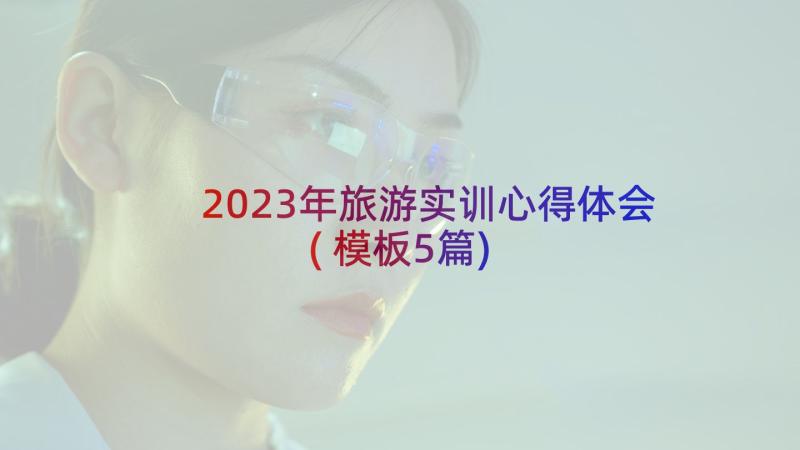 2023年旅游实训心得体会(模板5篇)