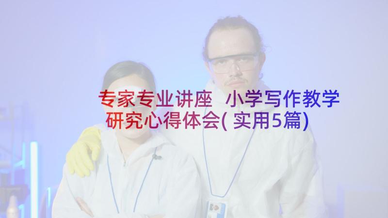 专家专业讲座 小学写作教学研究心得体会(实用5篇)