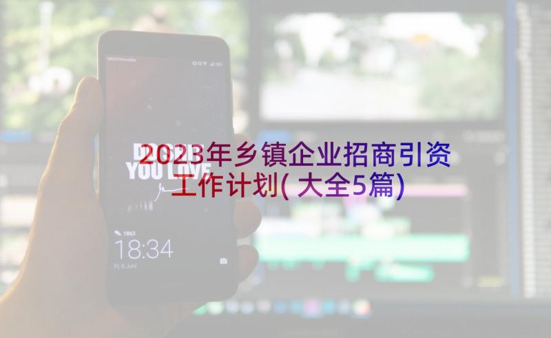 2023年乡镇企业招商引资工作计划(大全5篇)