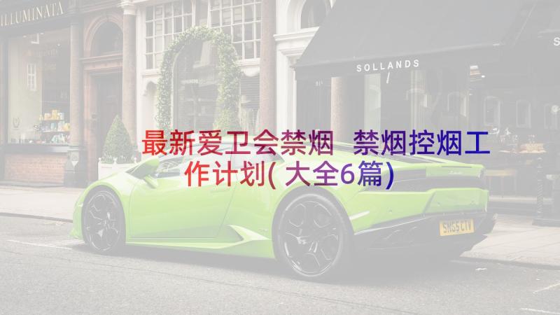 最新爱卫会禁烟 禁烟控烟工作计划(大全6篇)