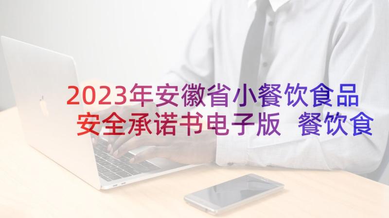 2023年安徽省小餐饮食品安全承诺书电子版 餐饮食品安全承诺书(汇总6篇)