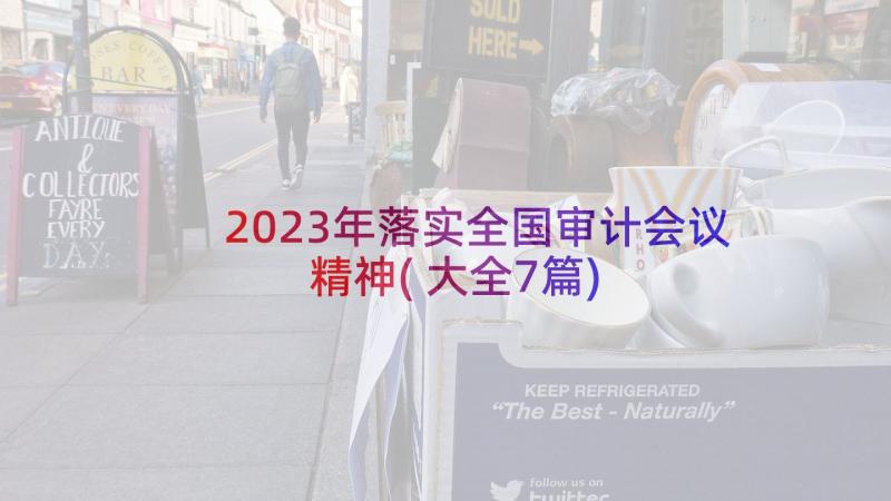 2023年落实全国审计会议精神(大全7篇)