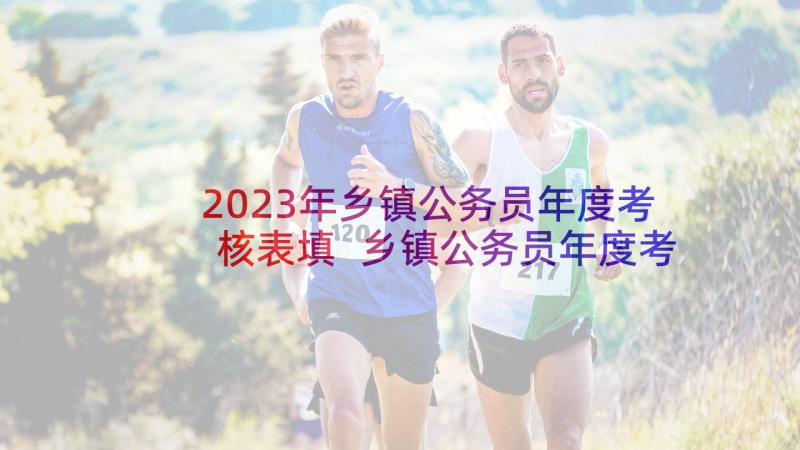 2023年乡镇公务员年度考核表填 乡镇公务员年度考核总结(大全5篇)