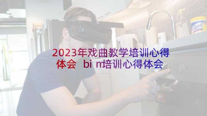 2023年戏曲教学培训心得体会 bim培训心得体会总结(实用5篇)