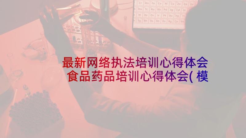 最新网络执法培训心得体会 食品药品培训心得体会(模板6篇)