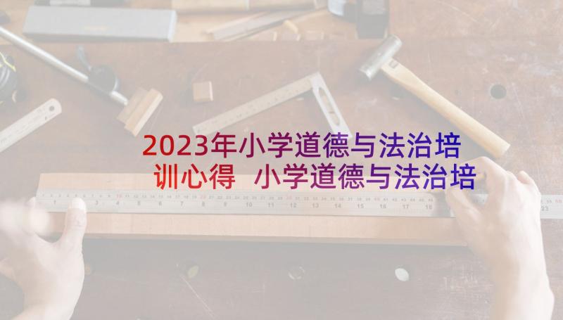 2023年小学道德与法治培训心得 小学道德与法治培训心得体会教师篇(优秀5篇)