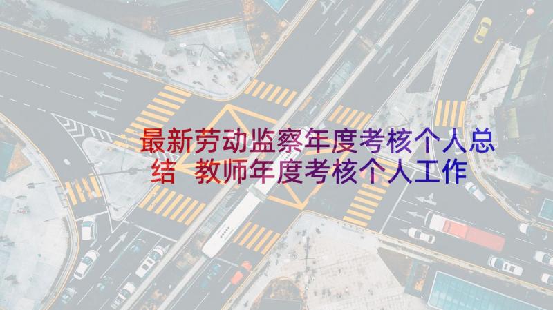 最新劳动监察年度考核个人总结 教师年度考核个人工作计划(优质5篇)