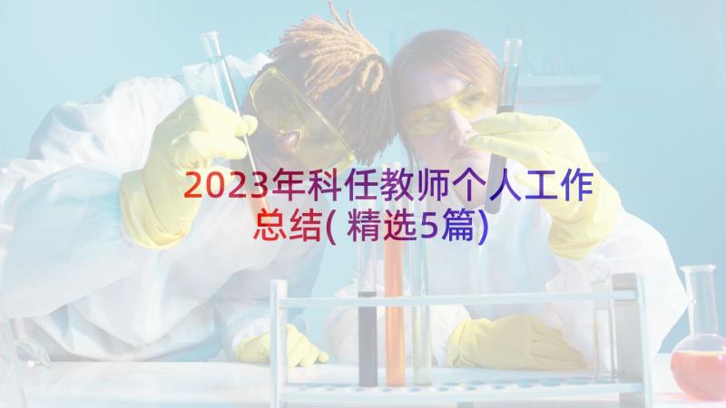 2023年科任教师个人工作总结(精选5篇)